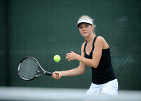 CHS JV Girls Tennis Action 2012